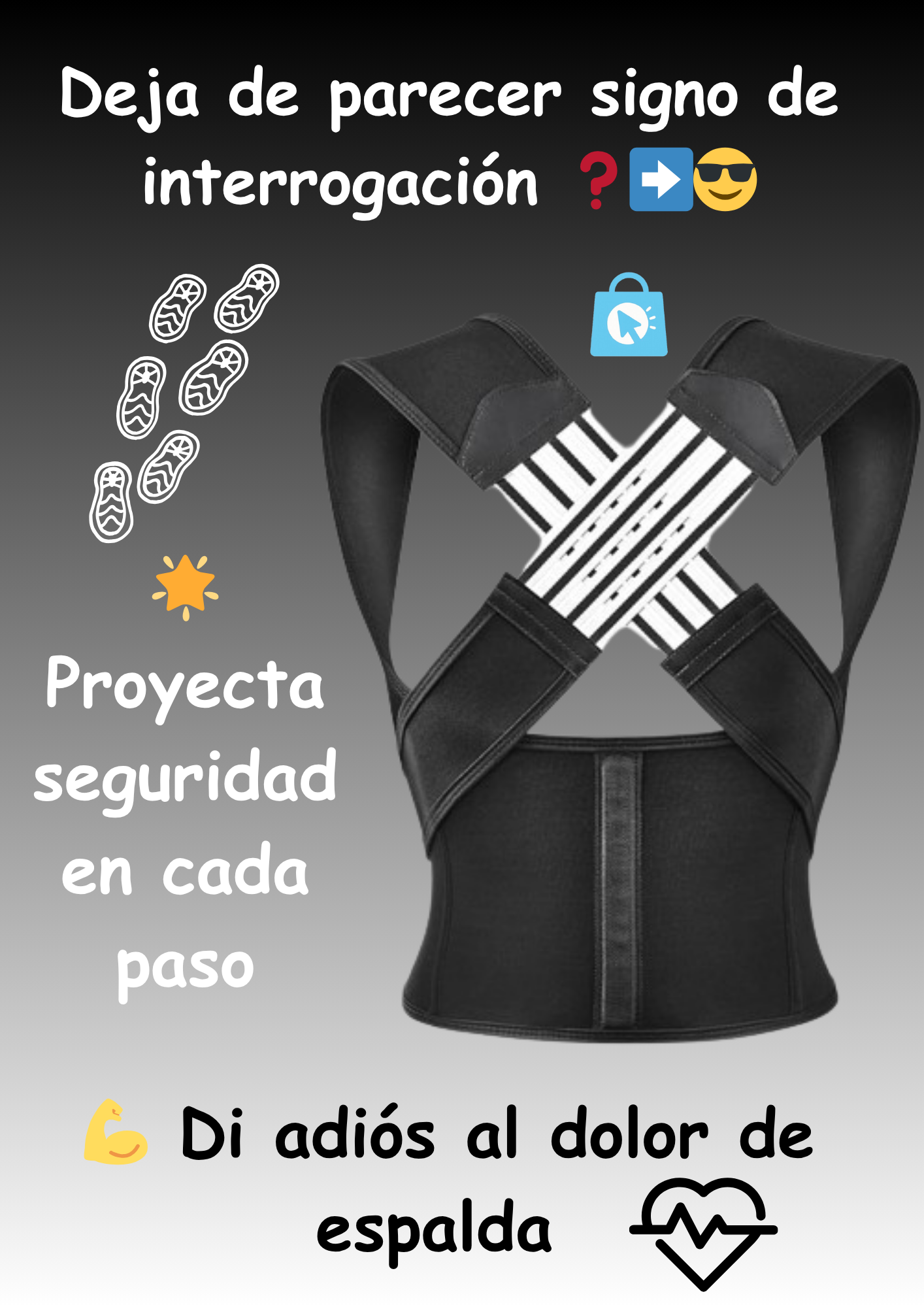 Corrector Postura Unisex Alivia Espalda