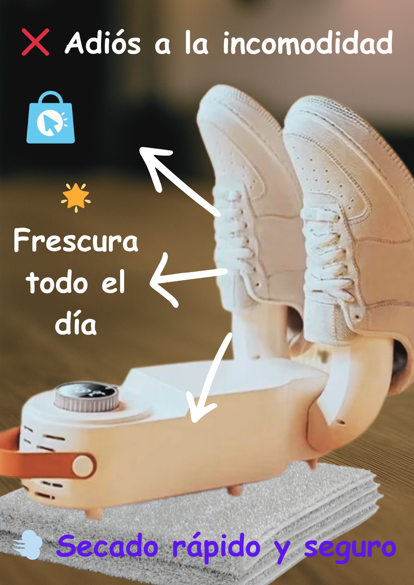 SECADOR DE ZAPATOS