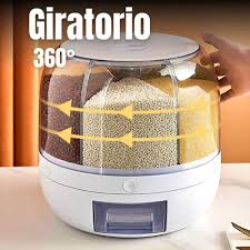 Dispensador de granos giratorio